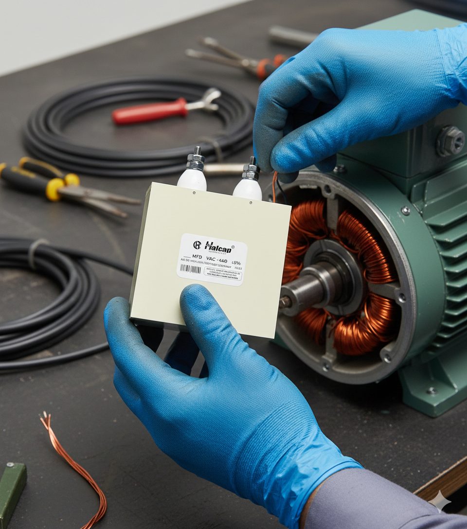 Single-Phase Induction Capacitor