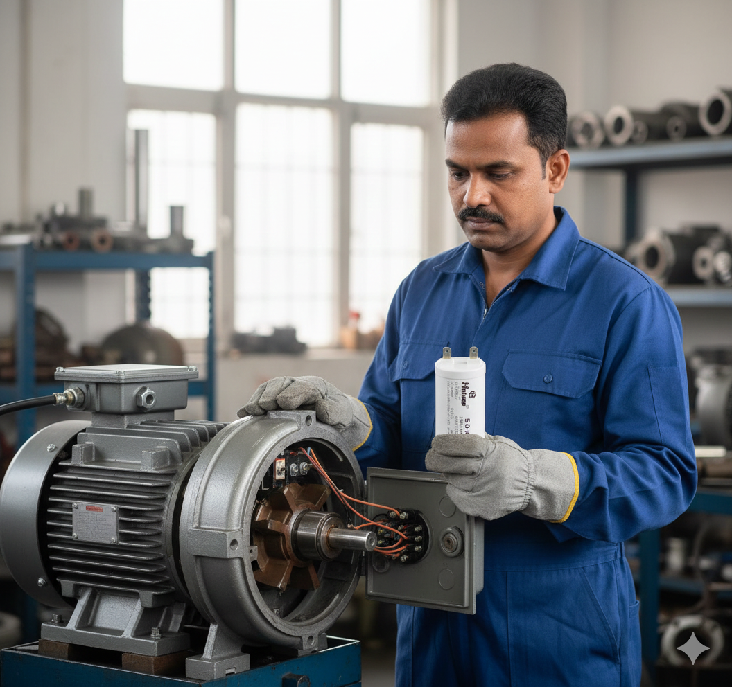 Mono Block Pump Set Capacitor