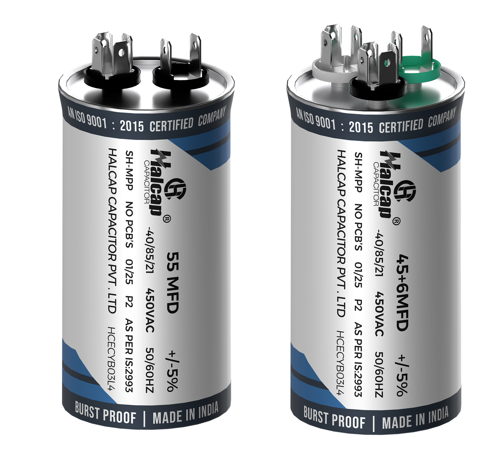 Air Conditioning Capacitors Single/Dual